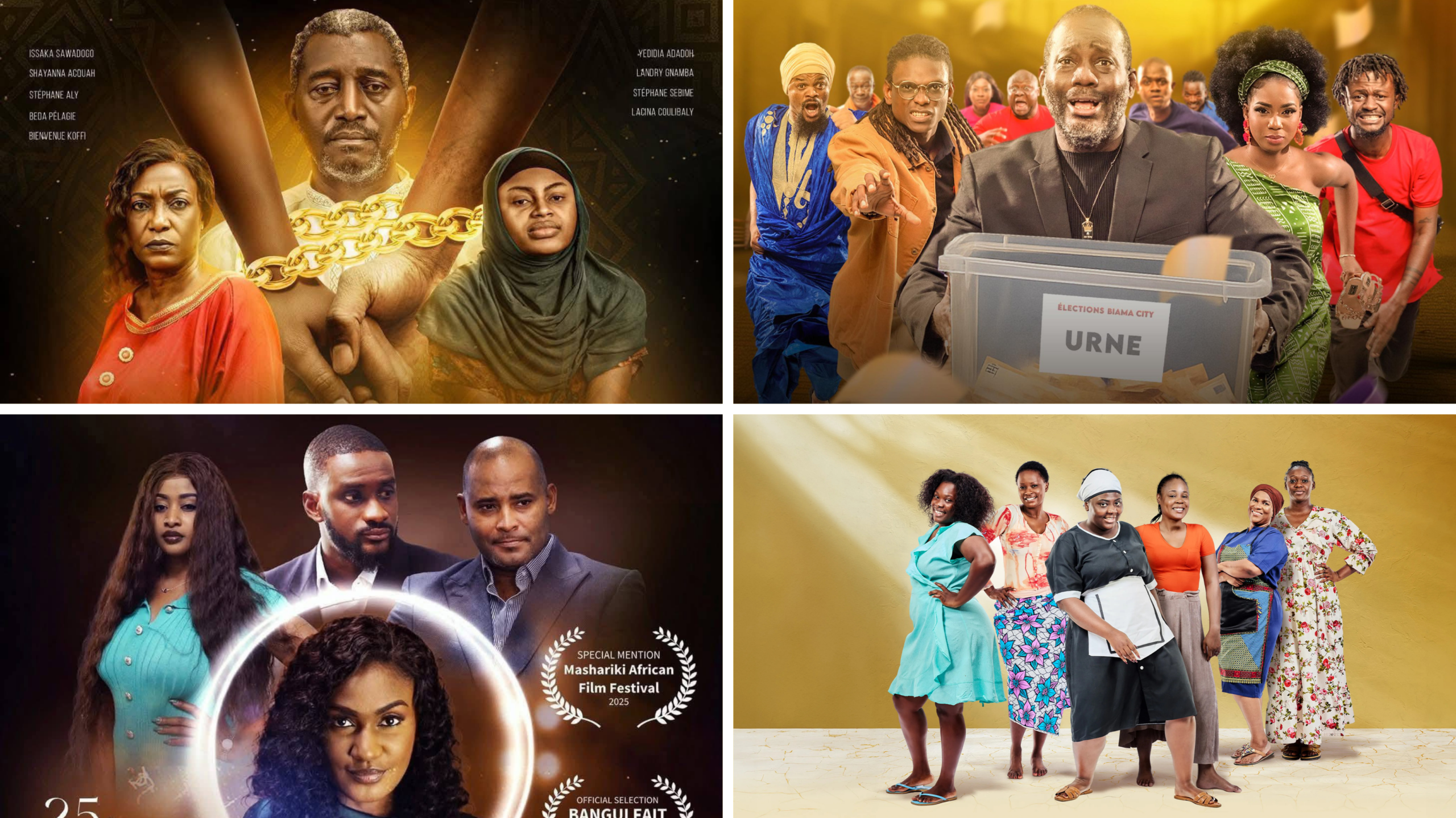 Séries ivoiriennes : quatre productions qui dynamisent l’audiovisuel local